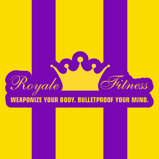 Royal Fitness Purple on Yellow Footy Shorts with 2 side pockets + 2 back pockets